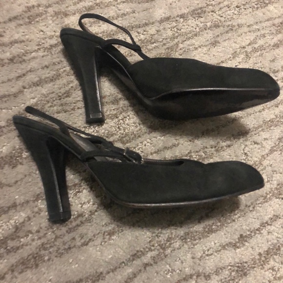 Gianni Versace Suede Heels - Picture 2 of 5